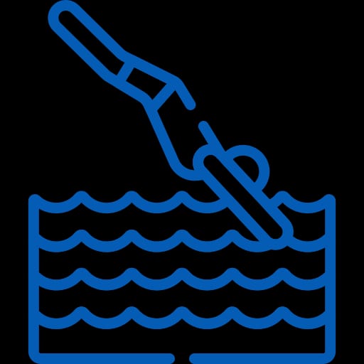 Man Diving Into Swimming Pool Icon